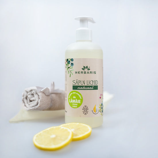Sapun Natural cu Ulei Esential de Lămâie 500ML image 0