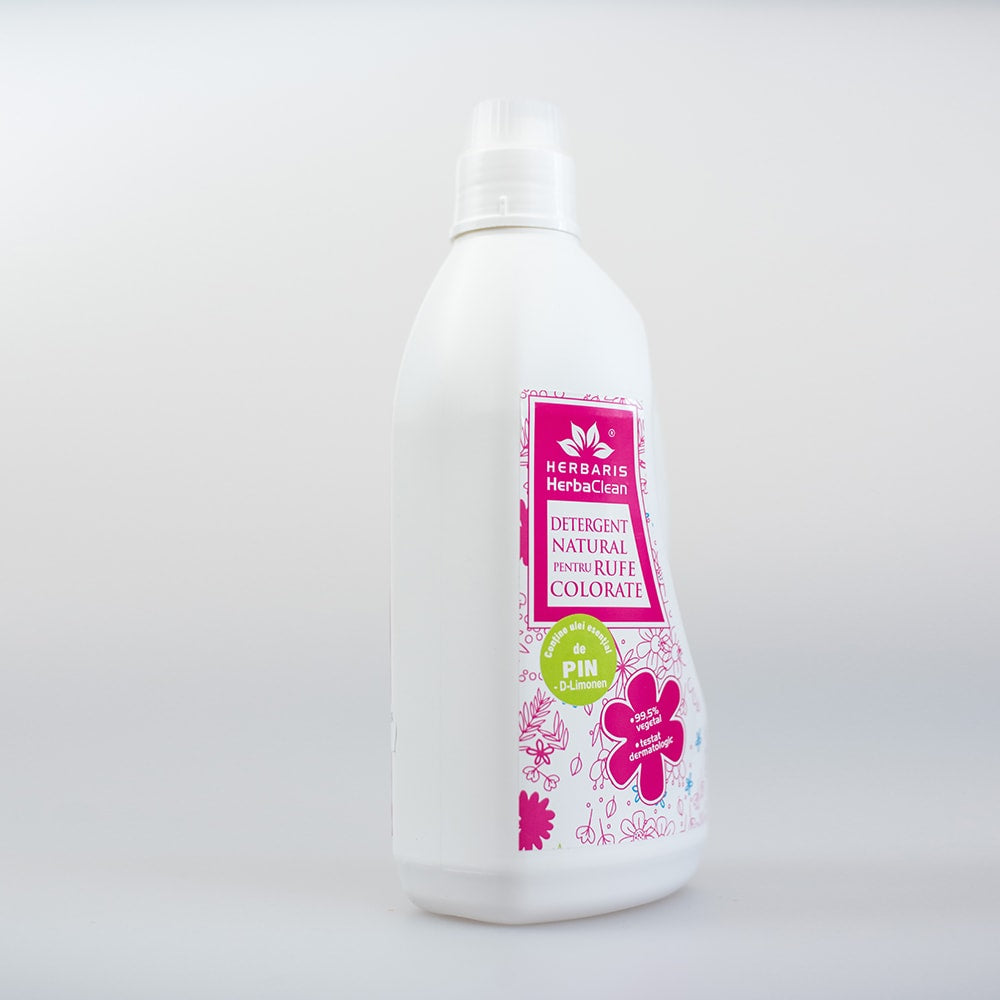 Detergent natural pentru rufe colorate cu ulei esential de Pin, 1500ml image 1