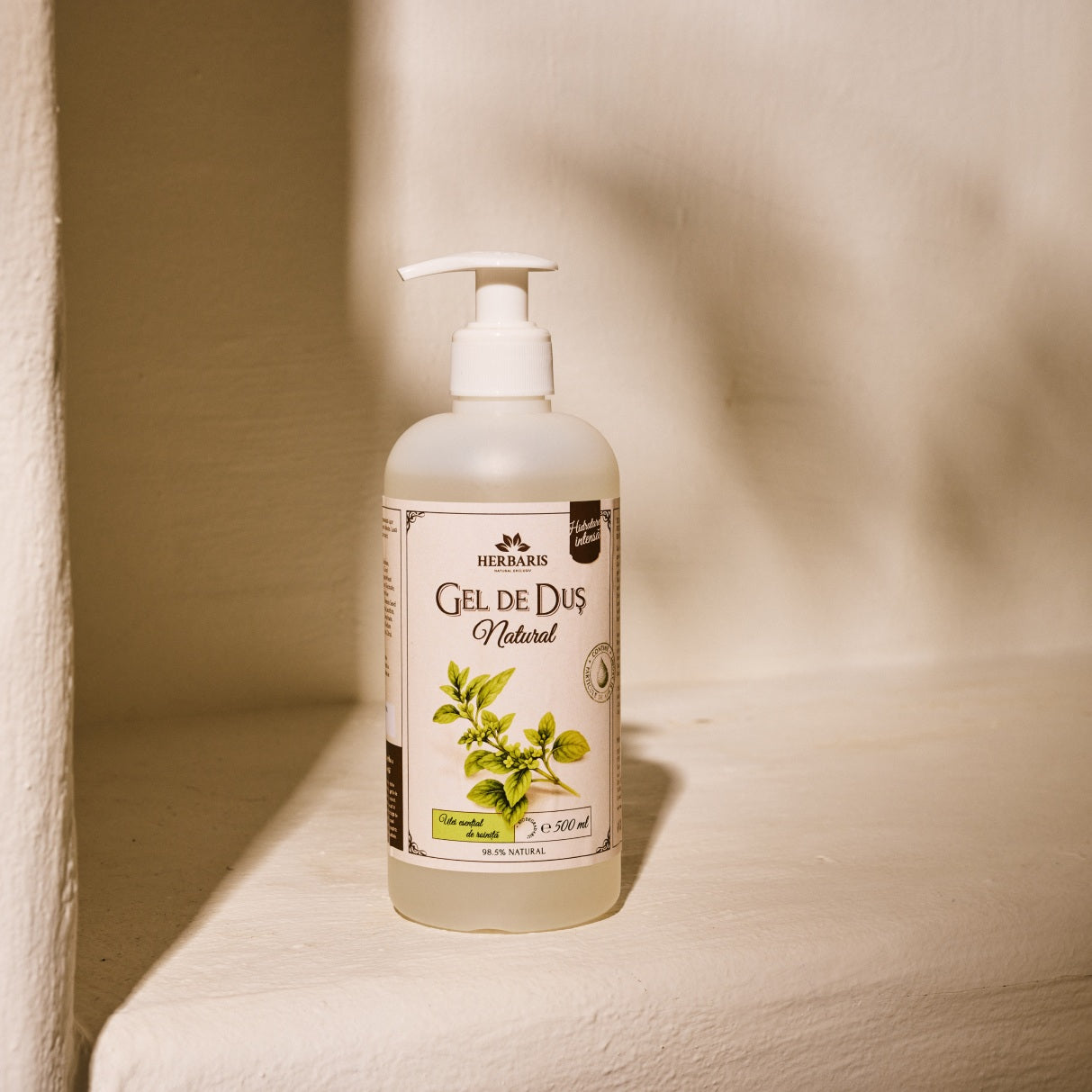 Gel de duș bio cu ulei esențial de Roinita 500 ml, cu livrare prin curier