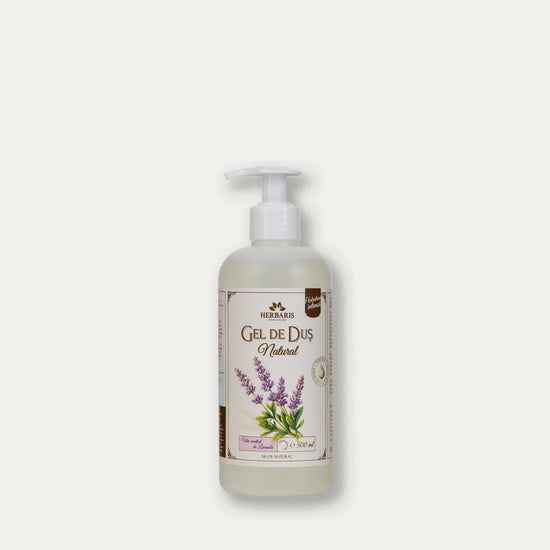 Gel de Dus Natural cu Ulei Esential de Lavandă 500ML