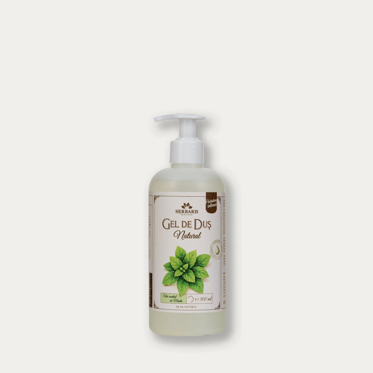 Gel de Dus Natural cu Ulei Esential de Menta 500ML