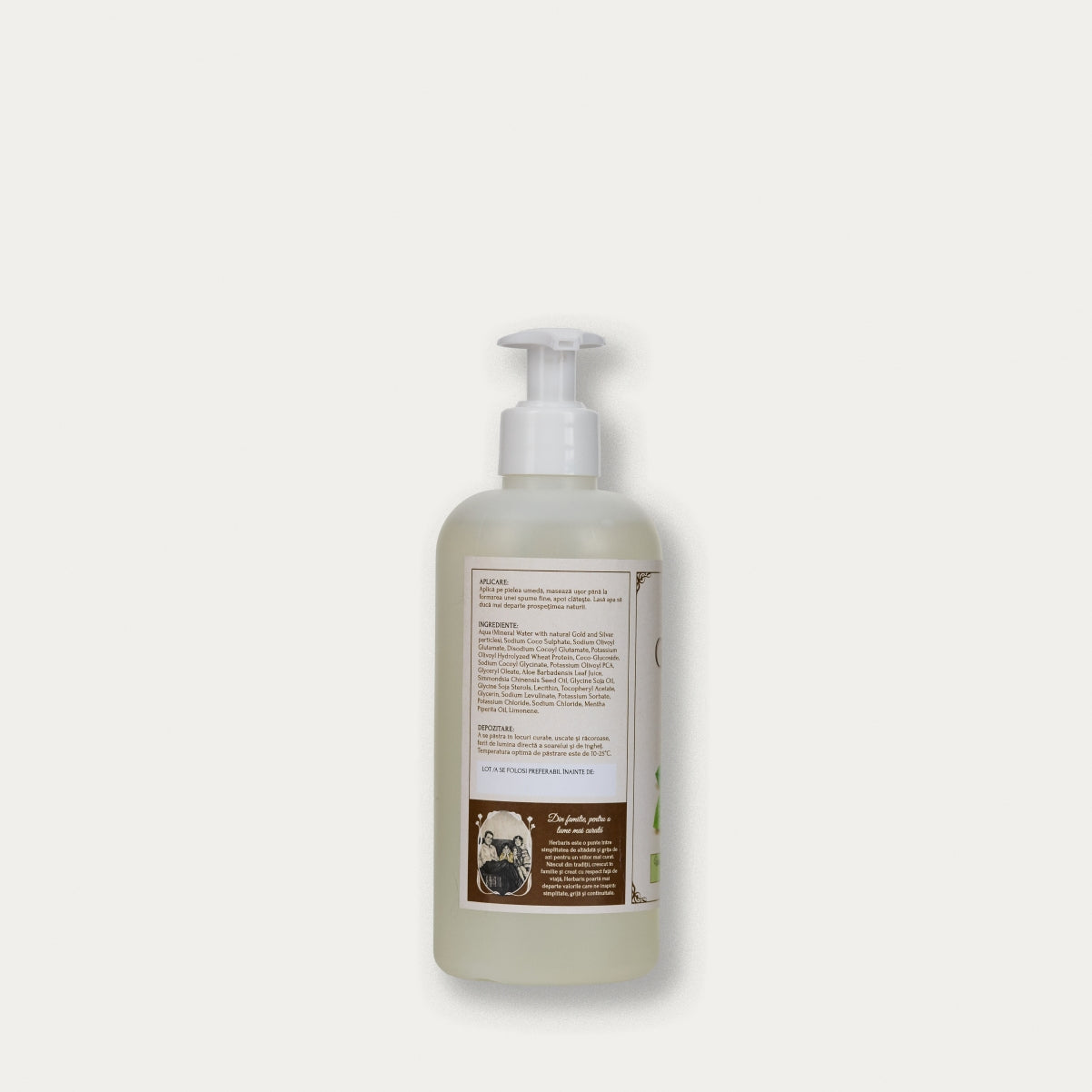 Gel de duș vegetal cu ulei esențial de Menta 500 ml, fabricat în România