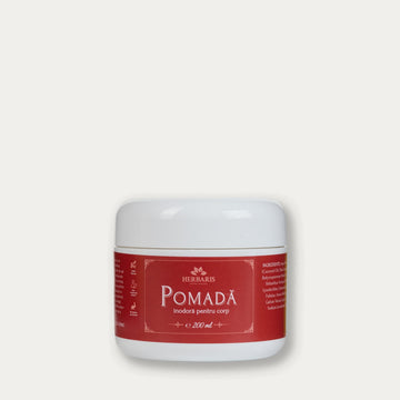 Pomadă - cremă hidratantă de corp - fără alergeni (inodoră), 200 ml Herbaris