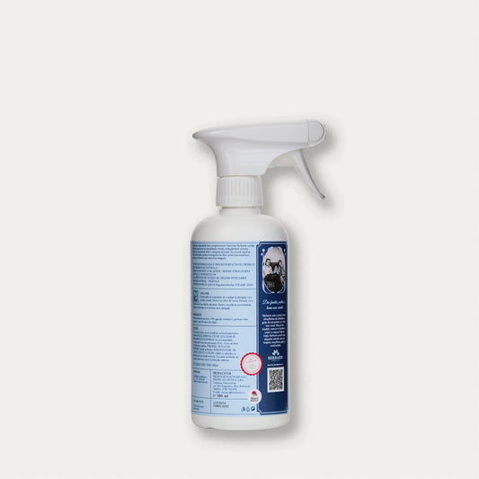 Soluție pulverizanta pentru curățarea geamurilor cu Lămâie, 500ml, produs natural Herbaris, oglinda, fereastra, geam