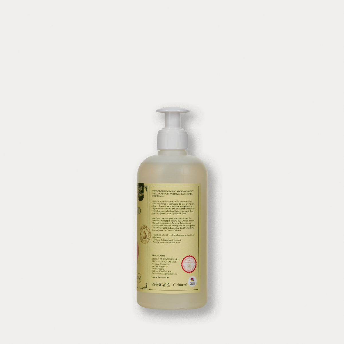 Săpun ecologic cu ulei esențial de Grapefruit 500 ml, produs românesc