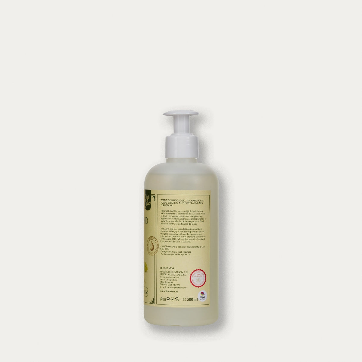 Săpun ecologic cu ulei esențial de Roinita 500 ml, disponibil pentru comandă online