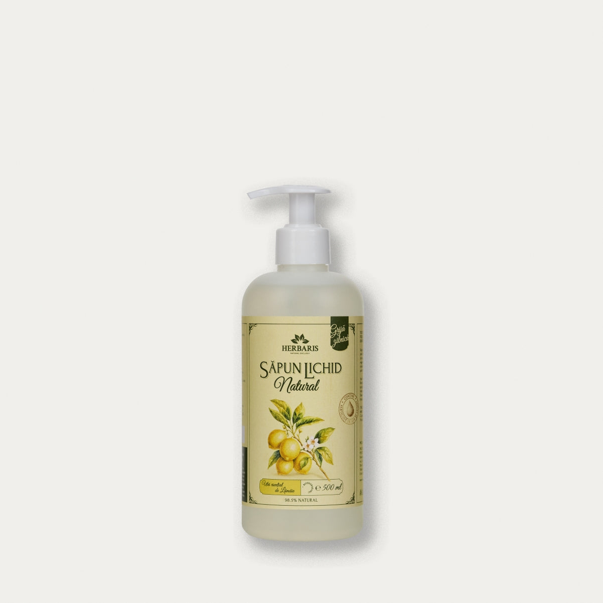 Sapun Natural cu Ulei Esential de Lămâie 500ML
