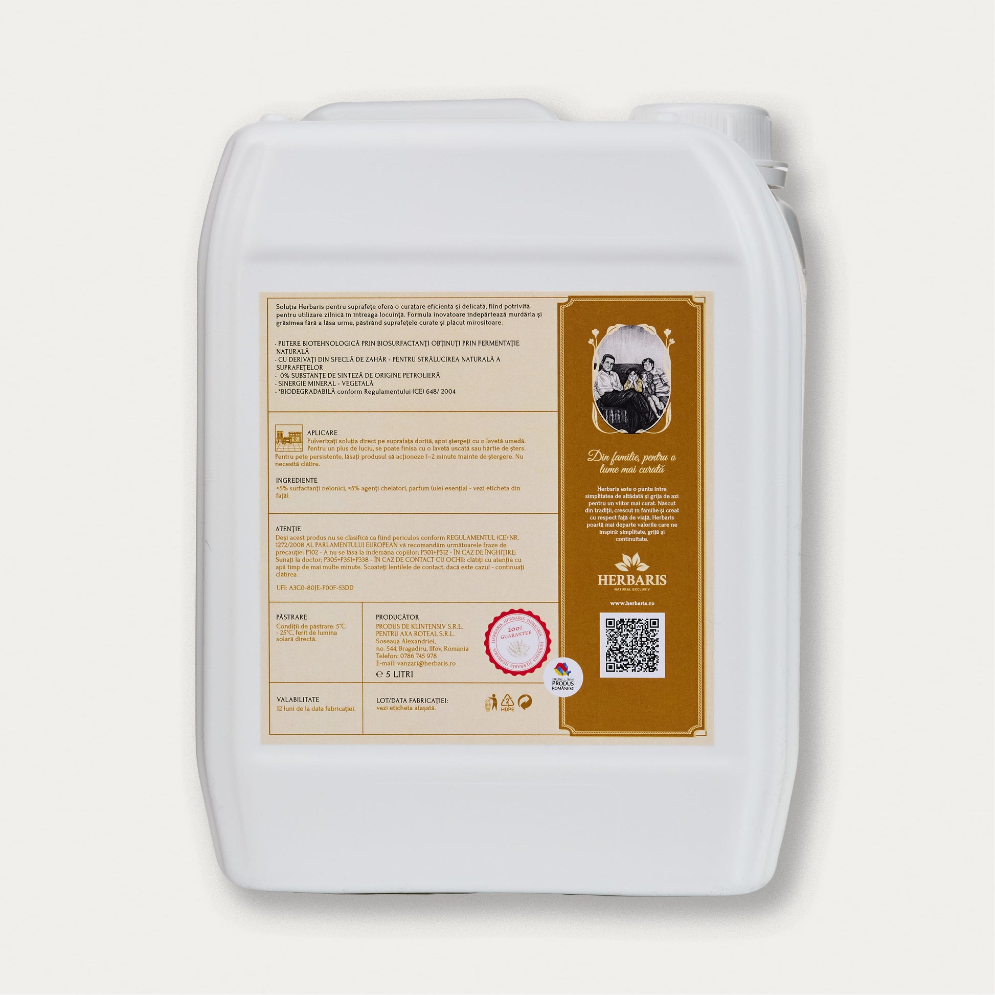 Soluție lichida pentru curățare mobila cu Ylang-Ylang, 5L,  bio degradabila