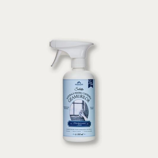 Soluție naturală pentru curățarea geamurilor inodoră, 500ml Herbaris