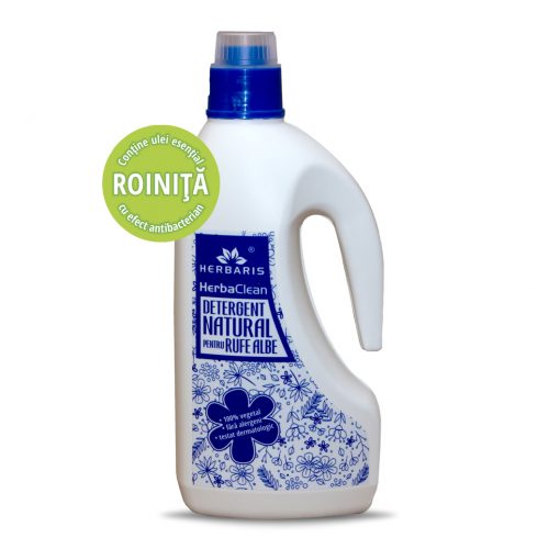 Detergent natural pentru rufe albe cu Roiniţă, 1500ml