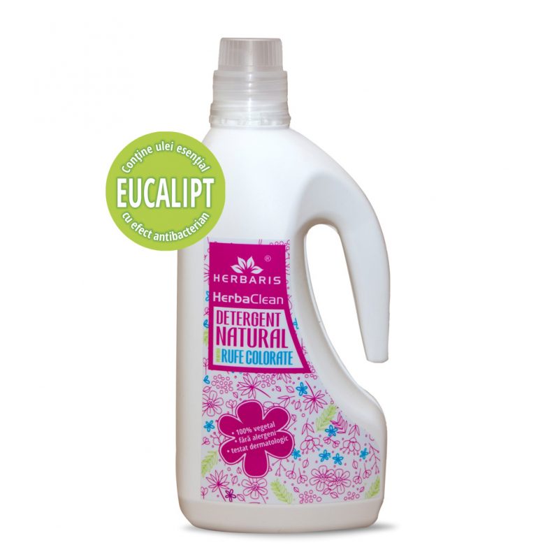 Detergent natural pentru rufe colorate cu Eucalipt, 1500ml
