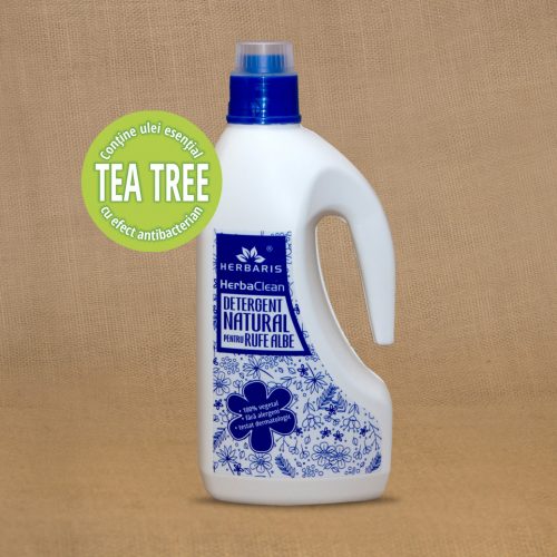 Detergent natural pentru rufe albe cu Tea Tree, 1500ml