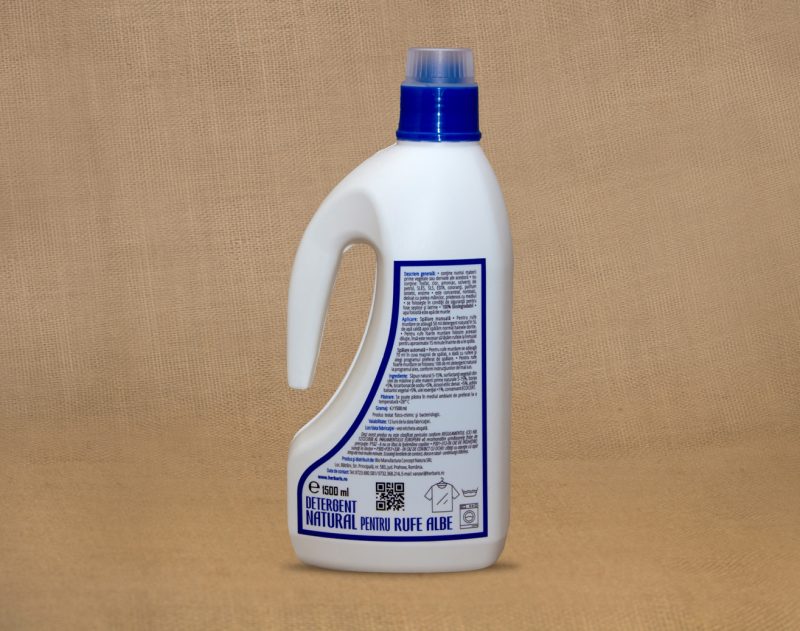 Detergent natural pentru rufe albe cu Tea Tree, 1500ml